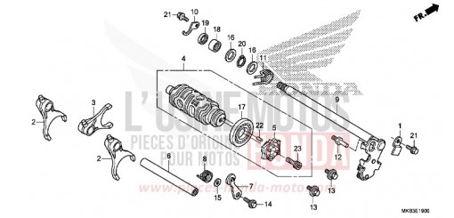 GEARSHIFT DRUM CBR1000RRF de 2015